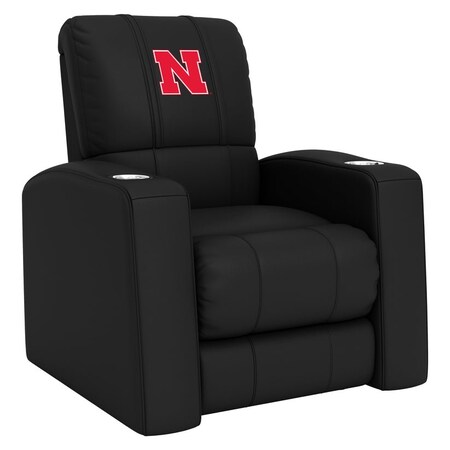 Dreamseat Home Theater Recliner with Nebraska Cornhuskers Primary XZ418301RHTCDBLK-PSCOL13205